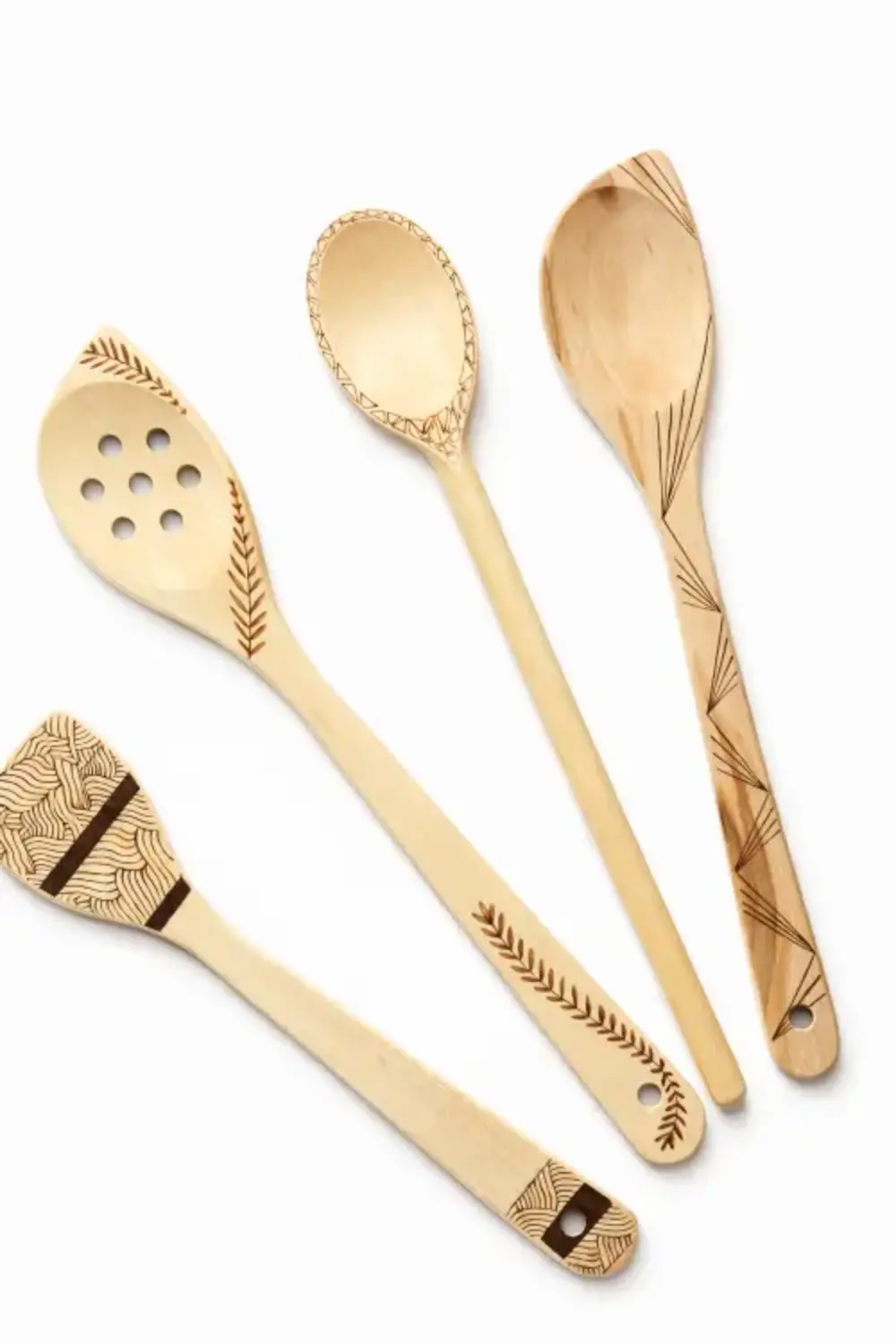 Hannings Wooden Cooking Spoon+Art